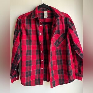 Boys Red and black Long Sleeve Shirt: Faded Glory